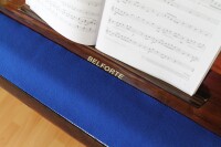 Klavierläufer Blau 100% Schurwolle –...