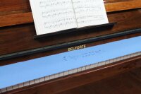 Klavierläufer mit Motiv „I Love Music“ – Bestickter Tastenläufer