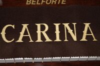 Klavierläufer mit Wunschtext bis 6 Buchstaben...