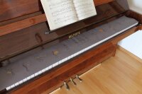 Klavierläufer mit Motiv Orchester II – Bestickter Tastenläufer