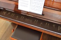 Klavierläufer mit Motiv Orchester III – Bestickter Tastenläufer