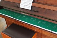 Klavierläufer mit Motiv Orchester IV – Bestickter Tastenläufer