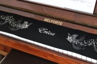 Klavierläufer mit zwei Motiven "Schmetterlinge II" und Wunschtext