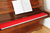 Orgel-Läufer / Tastenläufer Orgel Rot 100%...