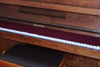 Orgel-Läufer / Tastenläufer Orgel Weinrot 100% Schurwolle – Staubschutz für Orgeltasten