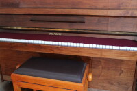 Orgel-Läufer / Tastenläufer Orgel Weinrot 100% Schurwolle – Staubschutz für Orgeltasten