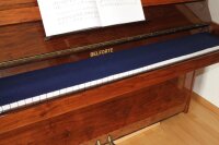Orgel-Läufer / Tastenläufer Orgel Dunkelblau 100% Schurwolle – Staubschutz für Orgeltasten