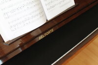 Orgel-Läufer / Tastenläufer Orgel Schwarz 100% Schurwolle – Staubschutz für Orgeltasten