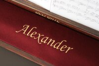 Tastenläufer für Orgel mit Wunschtext bis 45 cm...