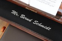 Tastenläufer für Orgel mit Wunschtext bis 45 cm – Individuell bestickter Orgel-Läufer