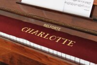 Tastenläufer für Orgel mit Wunschtext bis 11 Buchstaben – Individuell bestickter Orgel-Läufer